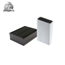 Caja de aluminio para exteriores de aluminio resistente gris negro 80x37 para caja aluminio